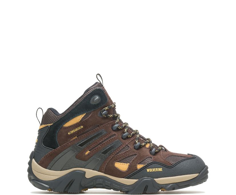 Bottes de Travail Wolverine Wilderness Homme - Marron/Doré (AUD401238)